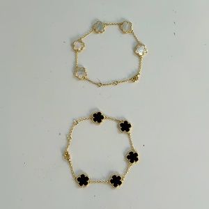 Clover chain bracelets
